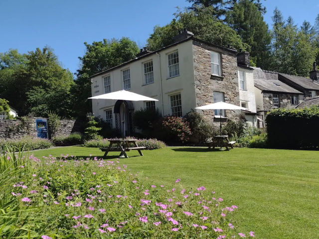 Rydal Lodge viewed from the garden