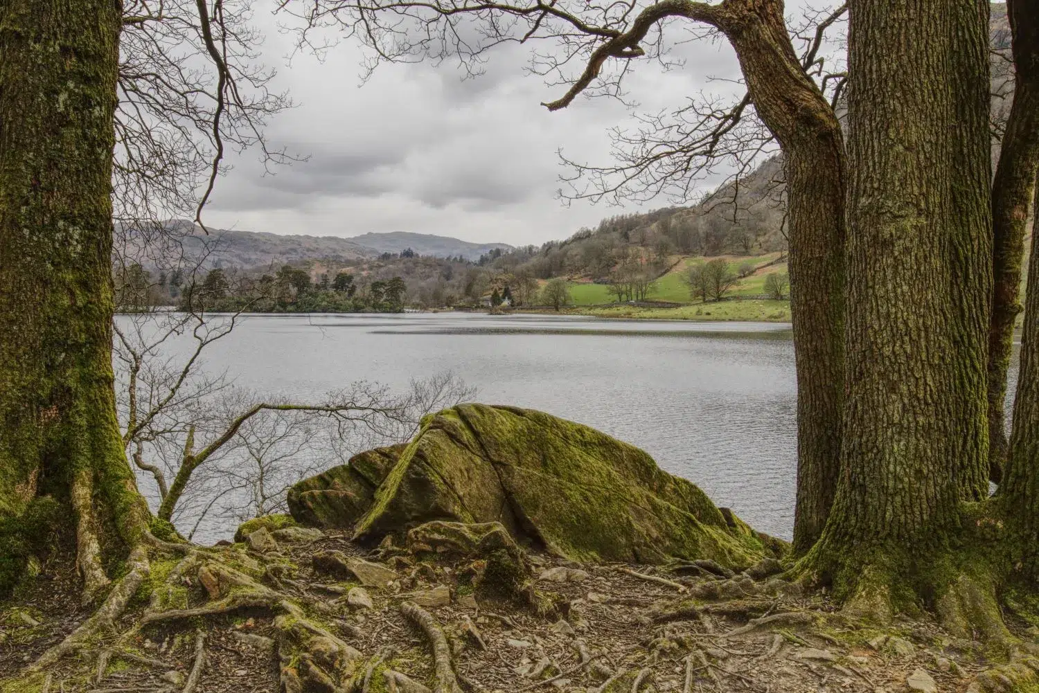Rydal Water, towards Grasmere, March 2024