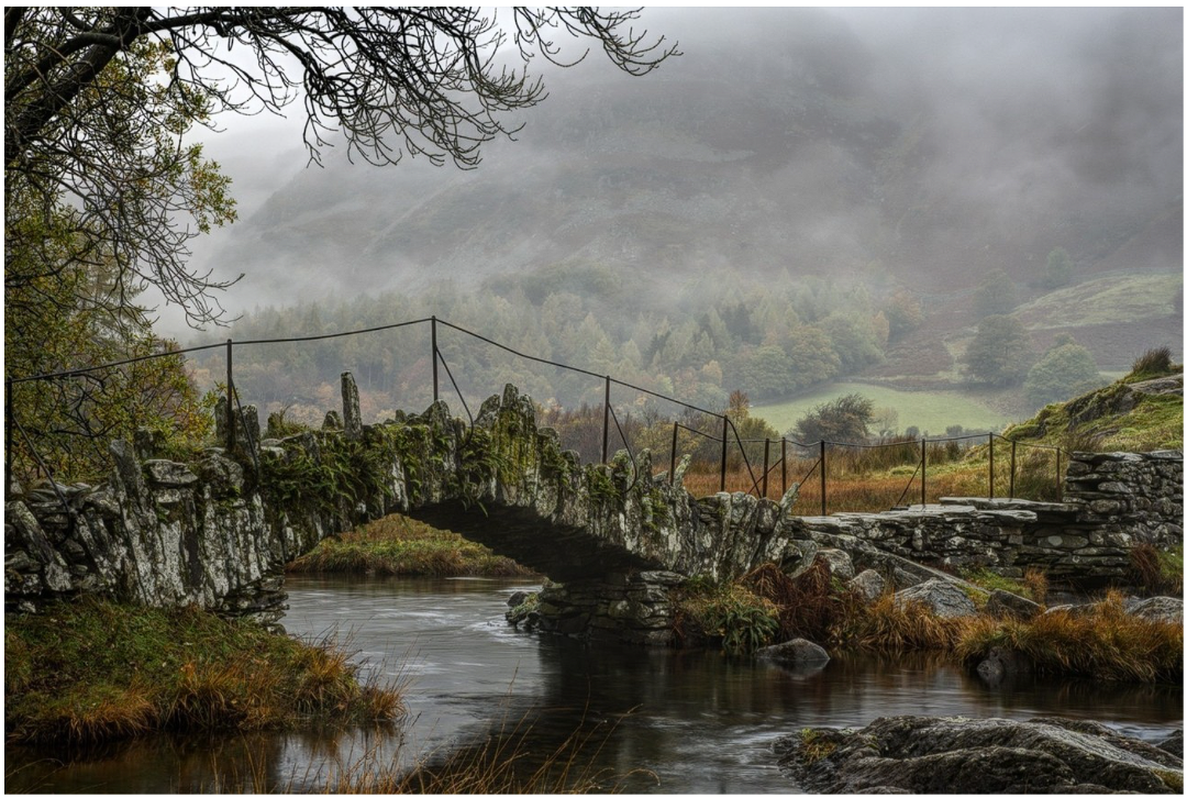 Slater's bridge, probably the most picturesque footbridge in Lakeland.