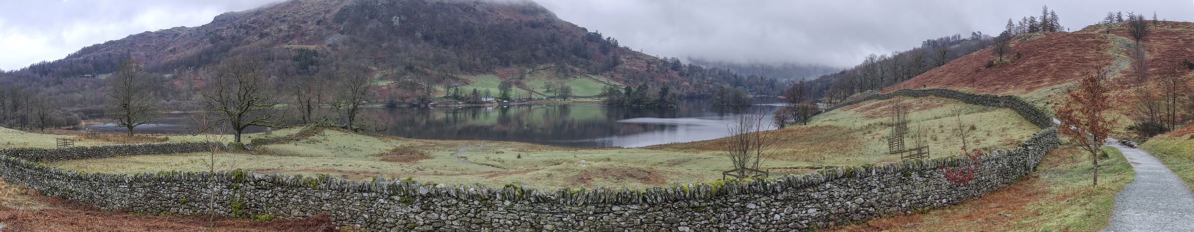 Rydal Water view from the South side between Grasmere & Rydal.